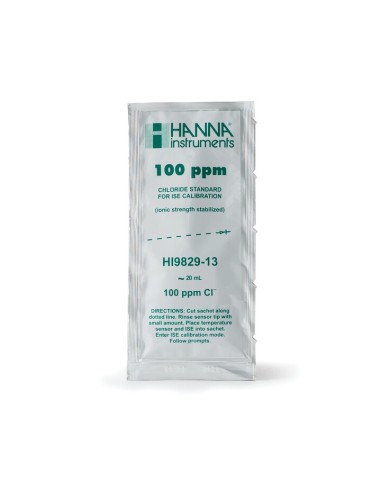 HI9829-13 Roztwór standardowy chlorki 100 ppm, 25 x 25 ml